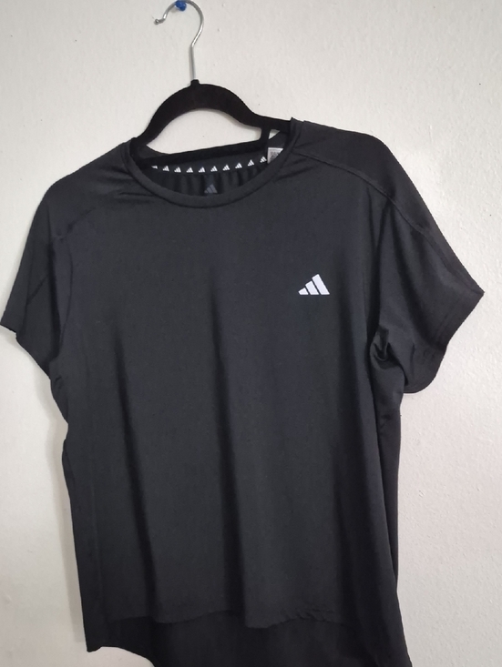 adidas Other - adidas Black Short-Sleeve Crew Tee with White Logo